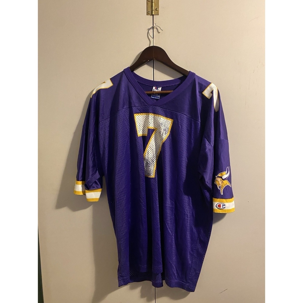 Vintage 90s Randall Cunningham Minnesota Vikings Champion Football Jersey XXL